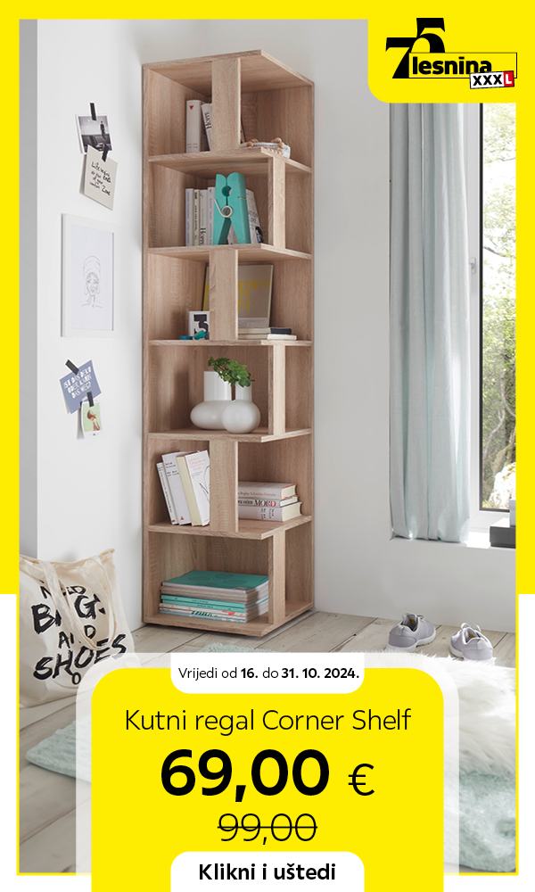 KUTNI REGAL CORNER SHELF