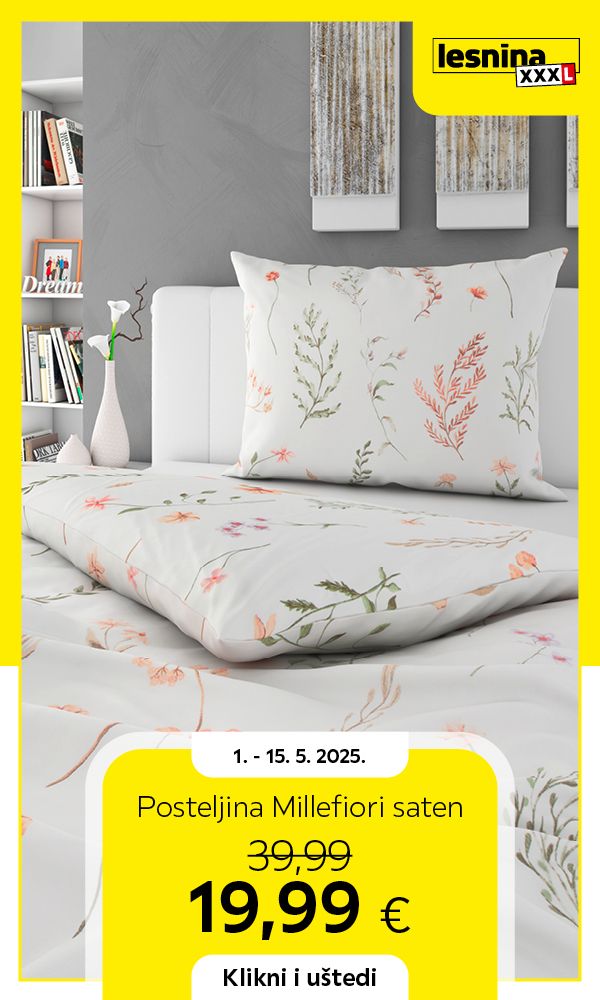 POSTELJINA MILLEFIORI SATEN