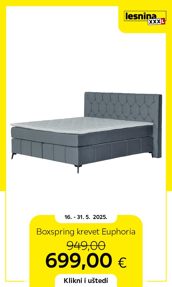BOXSPRING KREVET EUPHORIA