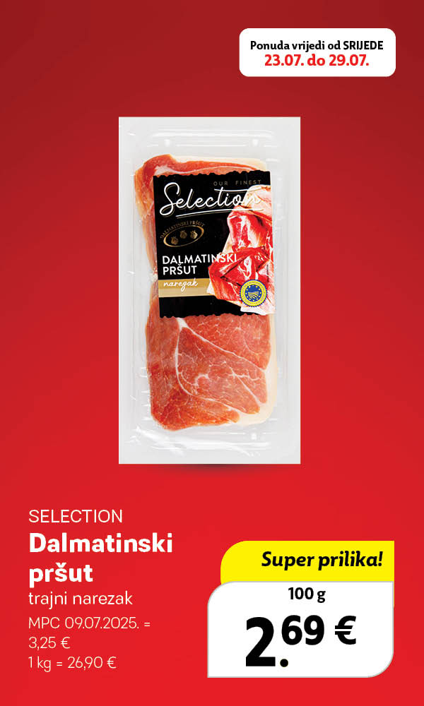 Selection dalmatkinski pršut