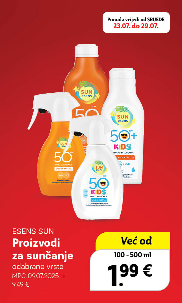 Esens sun proizvodi za sunčanje