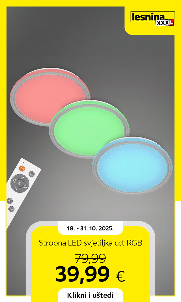 STROPNA LED SVJETILJKA CCT RGB