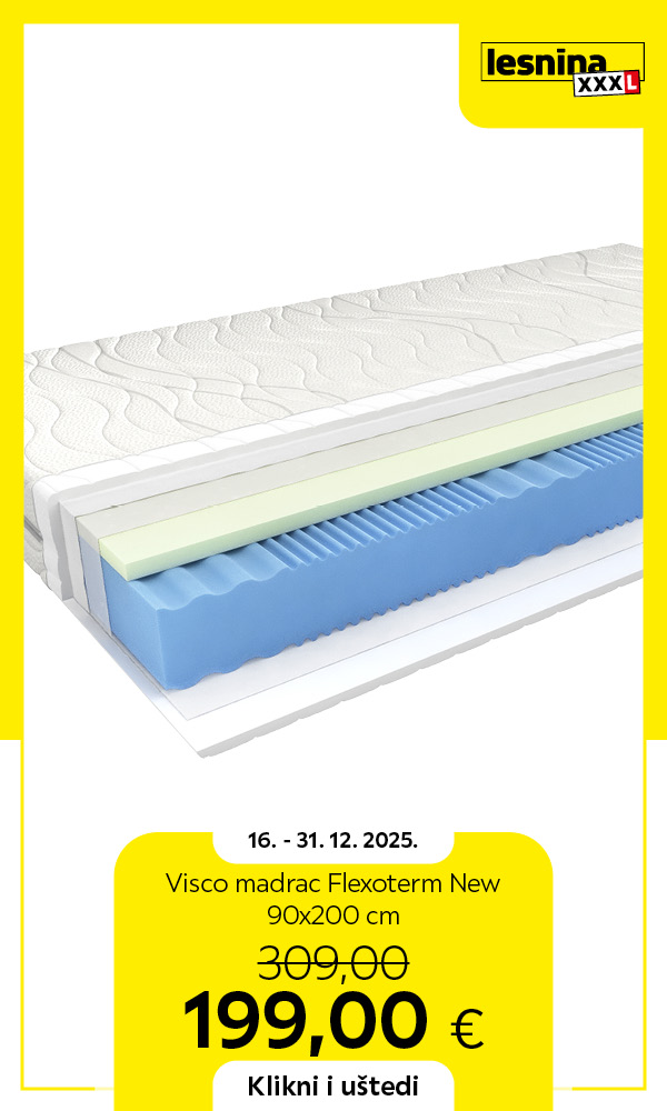 VISCO MADRAC FLEXOTERM NEW 90X200 CM